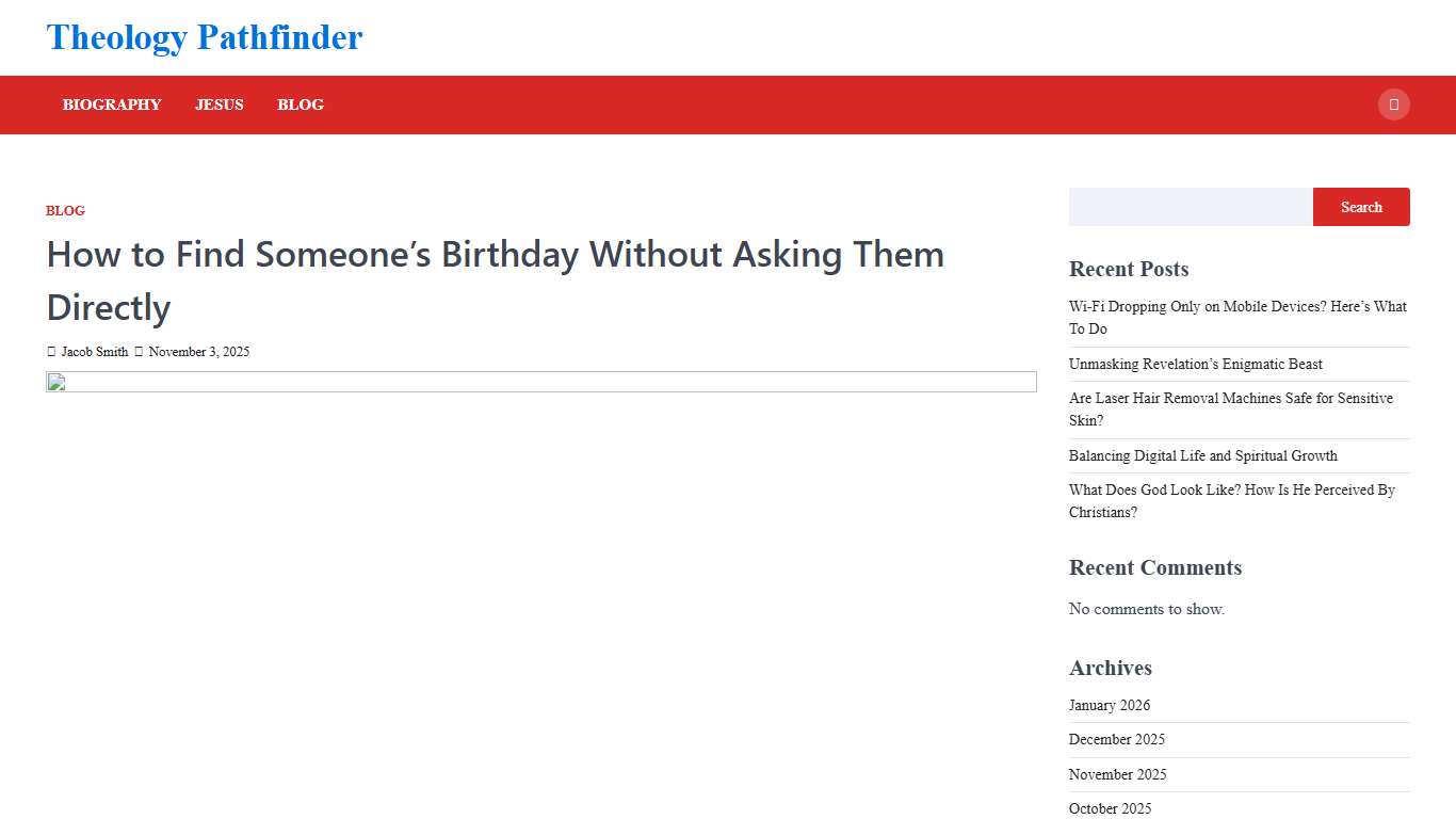 How to Find Someone's Birthday Without Asking Them Directly - Theology Pathfinder